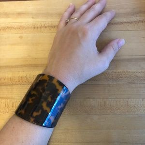 J. Crew Tortoise Print Cuff